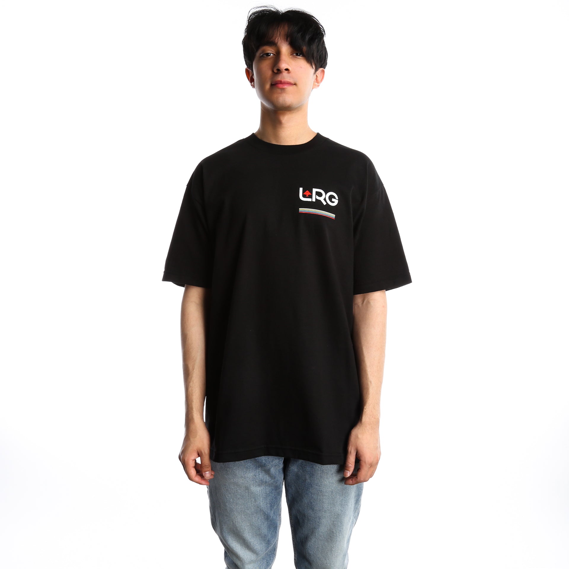 LRG Lifted 47 Graphic T-Shirt for Men - Black Cotton Tee - Streetwear Fashion & Casual Wear