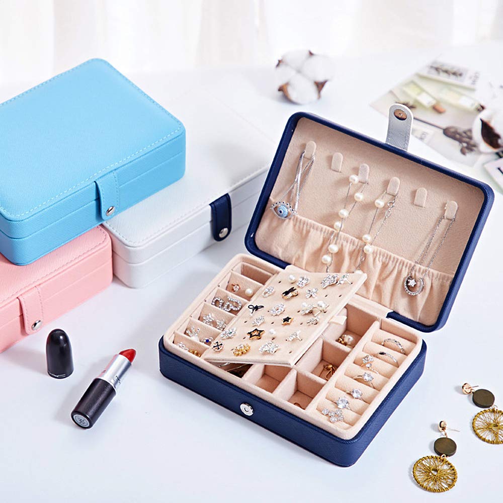 Elegant Jewelry Box for Women - Necklace, Earrings & Rings Organizer | Perfect for Travel, Home & Gift Giving