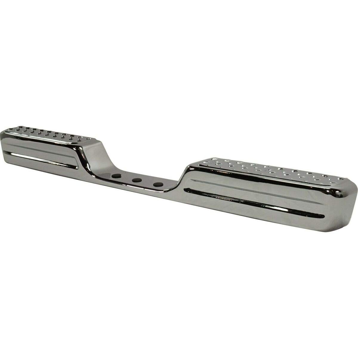 Replacement Step Bumper Rear Face Bar Chrome for 1984-1988 Toyota Pickup Trucks | Durable Truck Accessory for Off-Roading & Towing