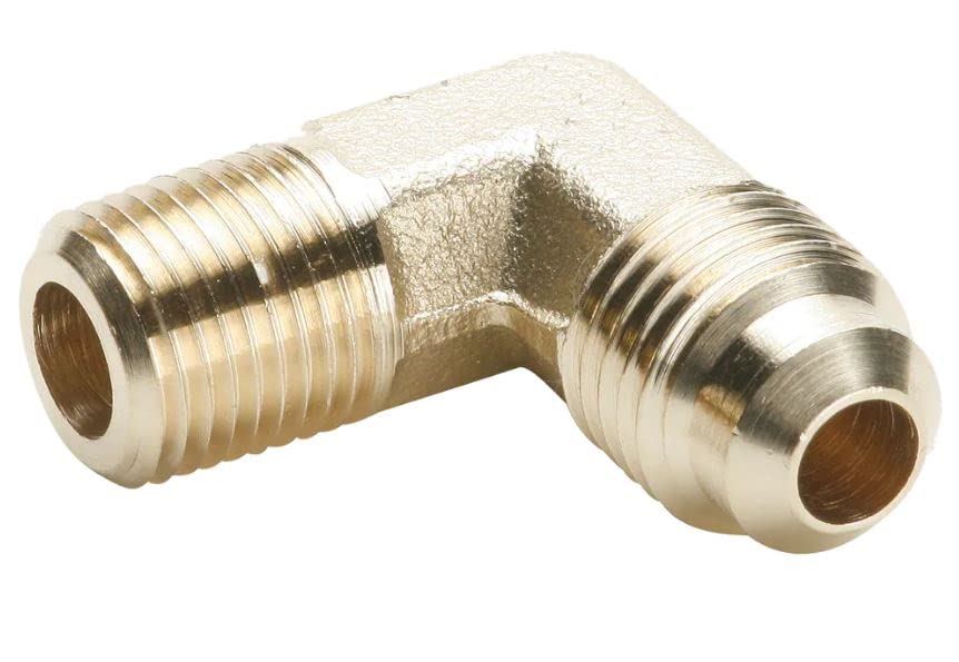 149F-8-8-pk5 Forged Brass 90 Degree Male Elbow, 1/2