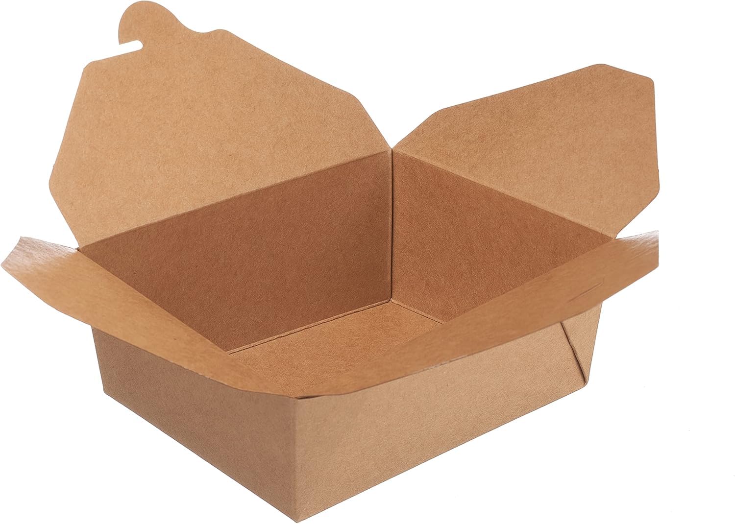 EcoQuality 49 oz Kraft Brown Microwaveable Take Out Food Containers - Leak & Grease Resistant To-Go Boxes for Restaurants, Catering, Food Trucks - Recyclable Lunch Boxes (Pack of 400) - Perfect for Hot Meals, Leftovers & Food Delivery Services