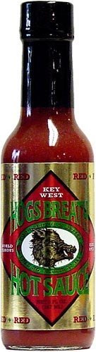 Key West Hog's Breath Hot Sauce - 5 fl oz Bottle | Spicy & Flavorful Pepper Sauce for Tacos, Wings & BBQ | Made in USA