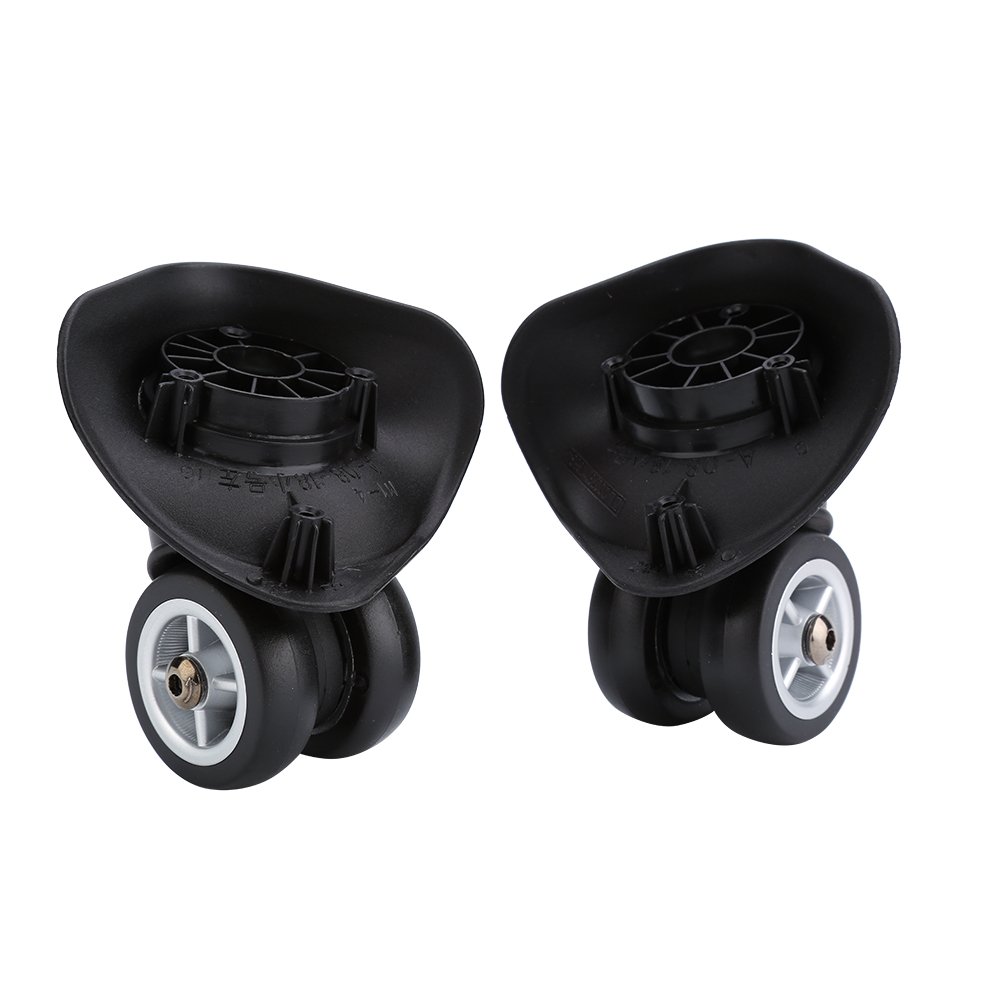 EVTSCAN Replacement Luggage Wheels - 2 Pack PVC Suitcase Trolley Wheels for Travel Bags & Carry-Ons - Perfect for Smooth Rolling and Easy Maneuvering at Airports & Hotels