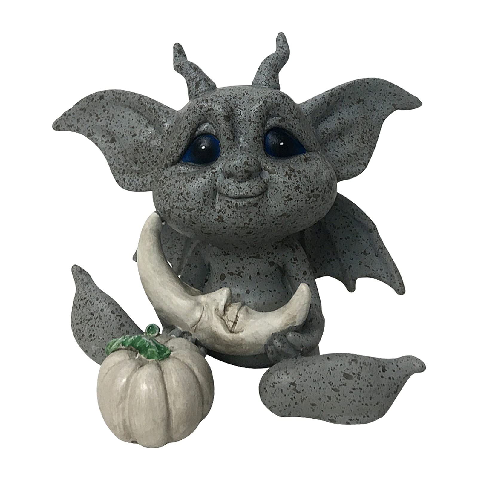 Fairy Garden Statue Sculpture - Moon Holding Fairy Outdoor Decor for Yard, Lawn, Porch, Patio & Flower Beds | Perfect for Whimsical Garden Decor, Fairy Tale Landscaping & Magical Outdoor Spaces