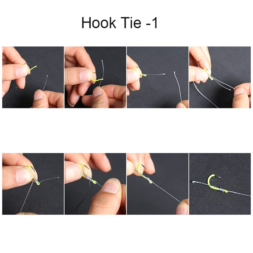50pcs High-Quality Fluorescent Fishing Hooks - Strong Cn Steel Hooks for Freshwater & Saltwater Fishing - Perfect for Night Fishing, Ice Fishing, and Bass Angling