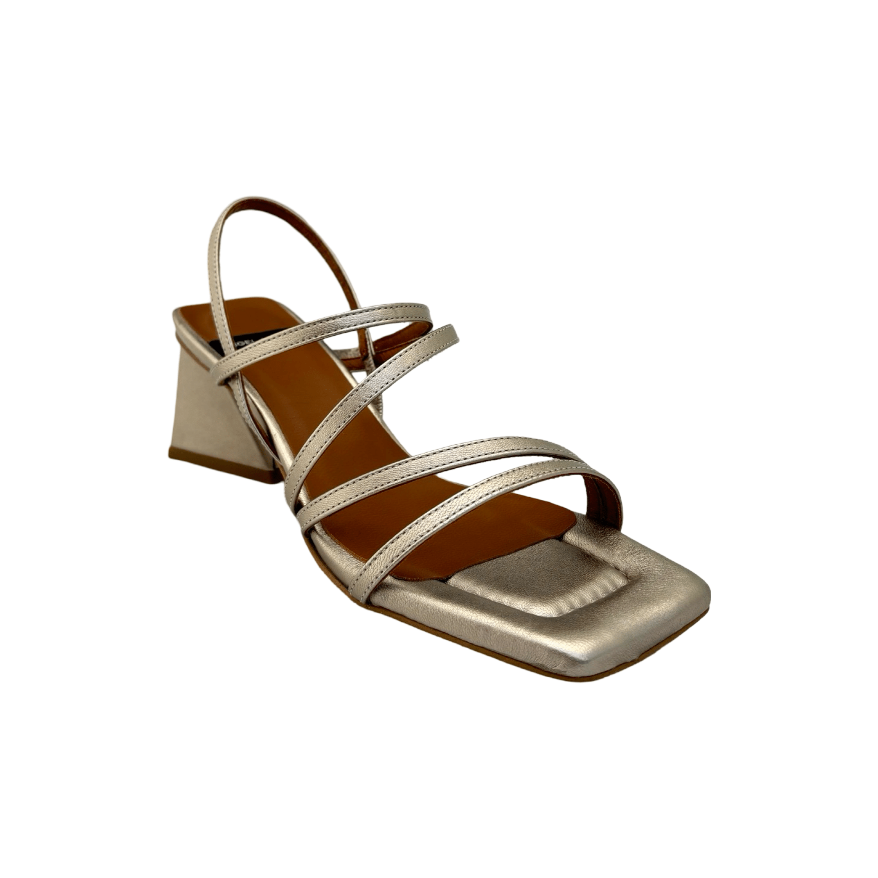 Gillian Gold Sandal for Women - Comfortable Summer Sandals with Cushioned Footbed | Perfect for Beach, Vacation, and Casual Outings