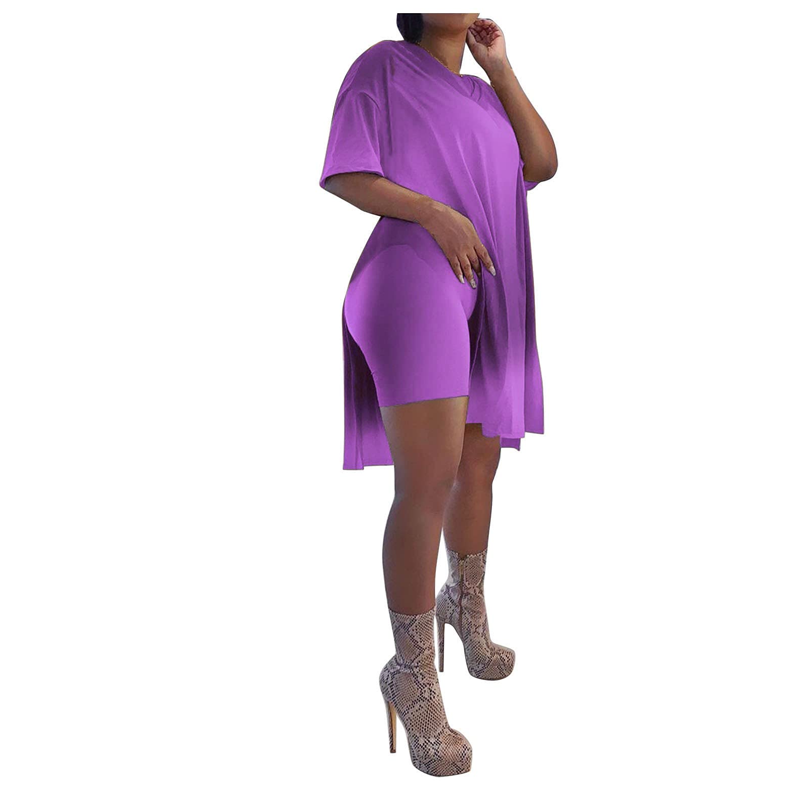LCMTWX Women's Tennis Outfit & Yoga Pants - Gym Tops & Workout One-Piece Jumpsuit - Sports Shorts & Flare Sweatpants Set - Perfect for Tennis, Yoga, Gym & Casual Wear