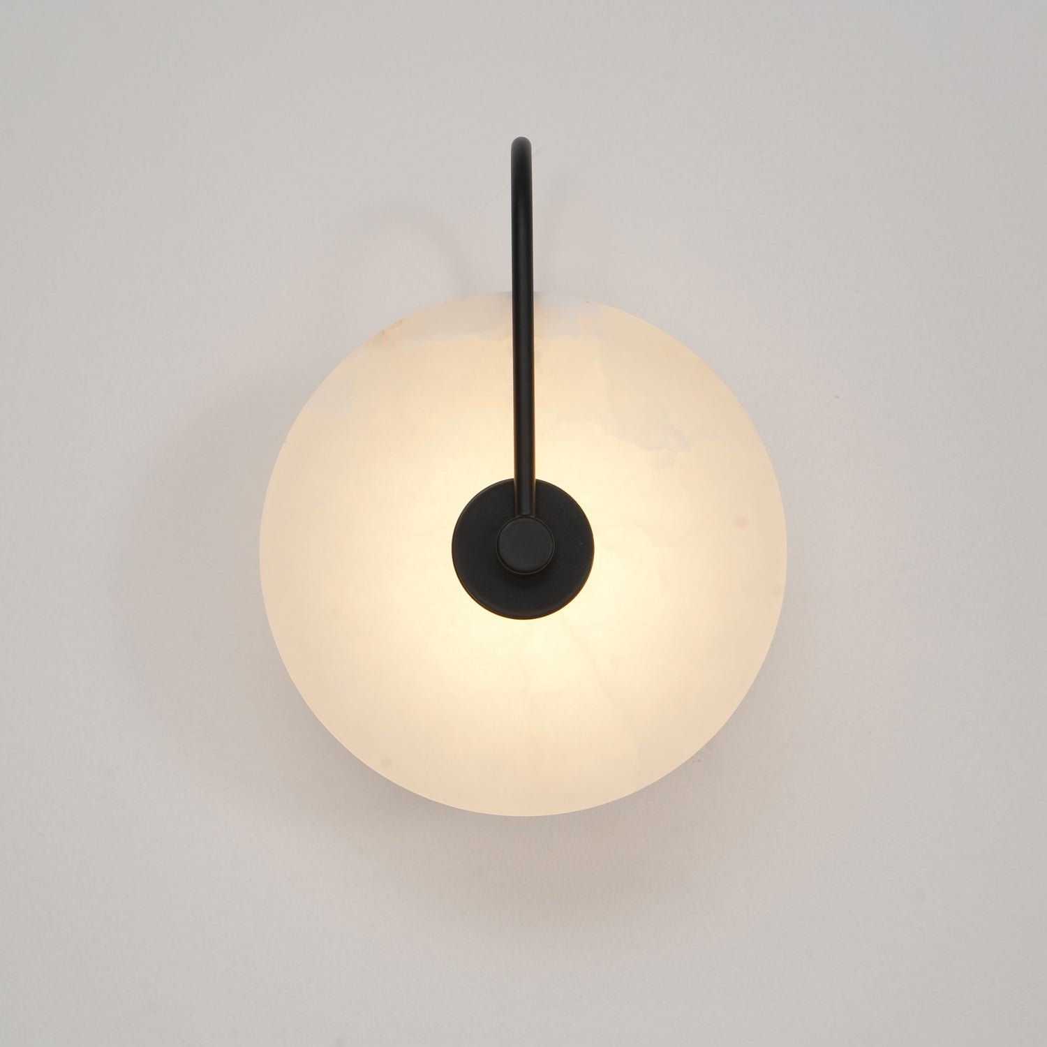Modern Alabaster LED Wall Lamp - Energy Efficient Dimmable Light Fixture for Bedroom, Living Room & Hallway Decor