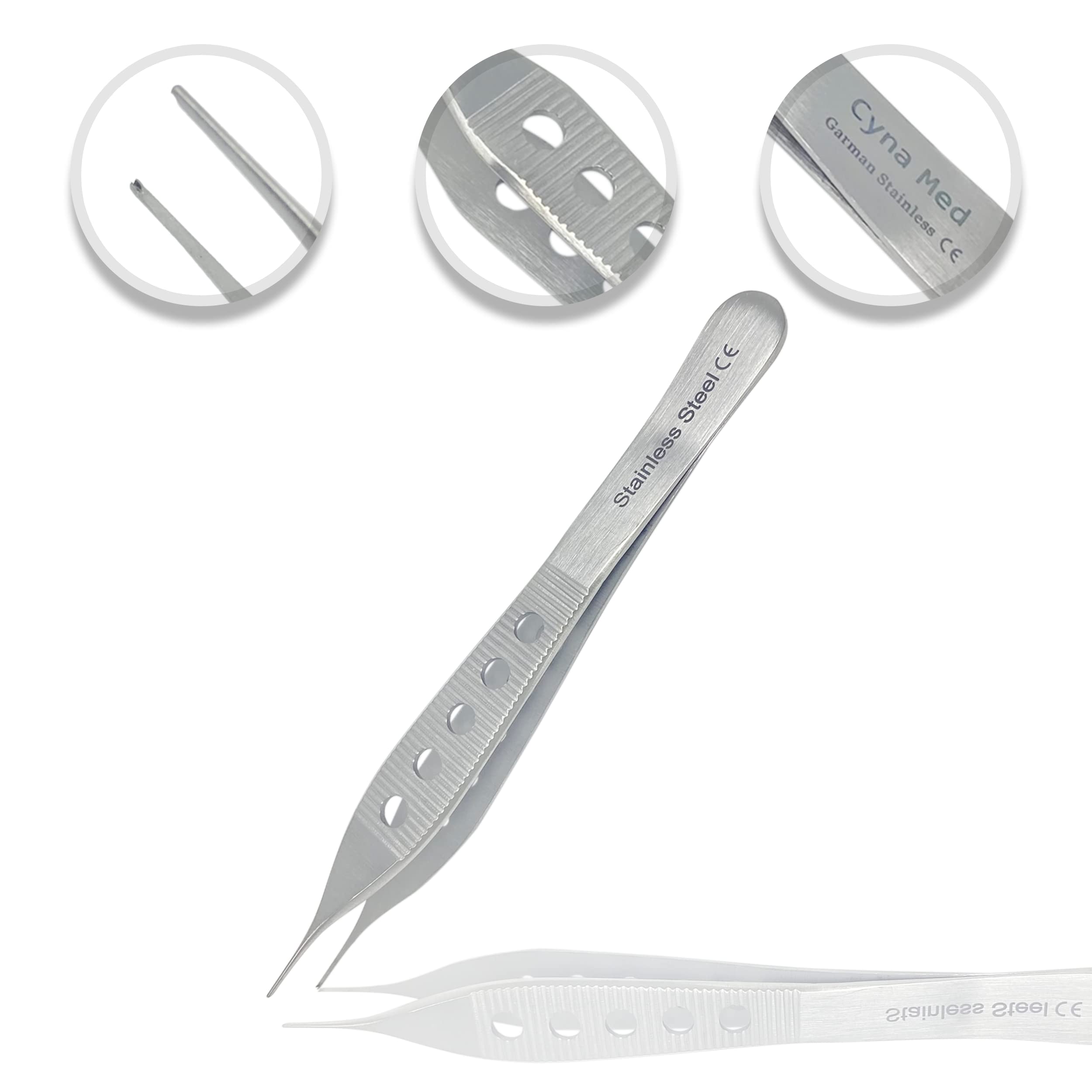 CYNAMED Premium High-Grade Adson Forceps 4.75