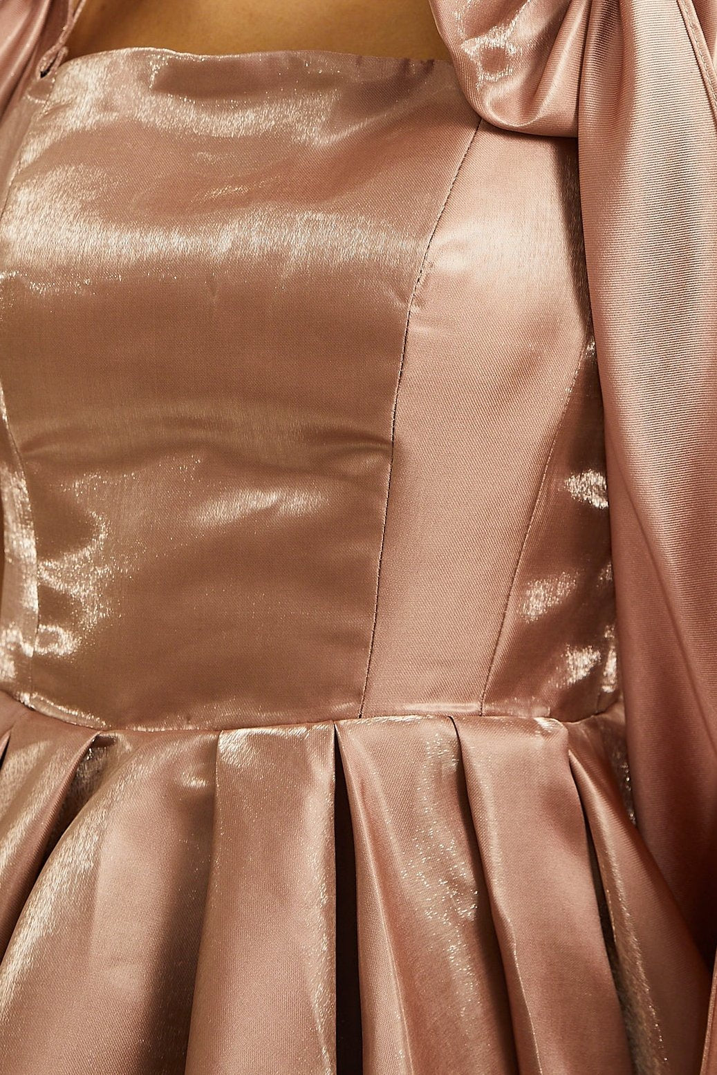 Catiana Bow Detail Flared Dress - Elegant Women's Party & Evening Gown for Weddings, Cocktails & Special Occasions