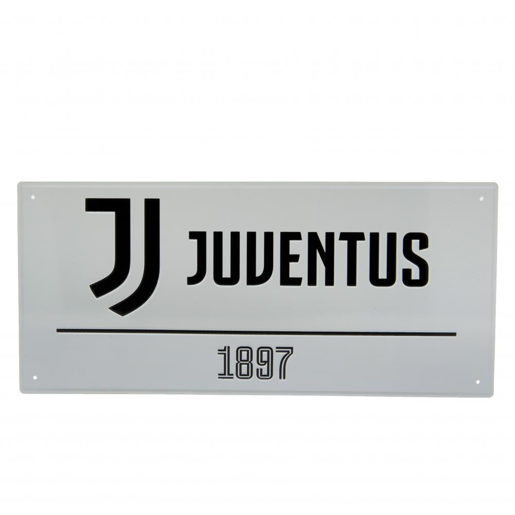 Juventus FC Street Sign - Officially Licensed Juventus Football Club Wall Decor for Fans - Perfect for Home, Office, or Game Room Decor