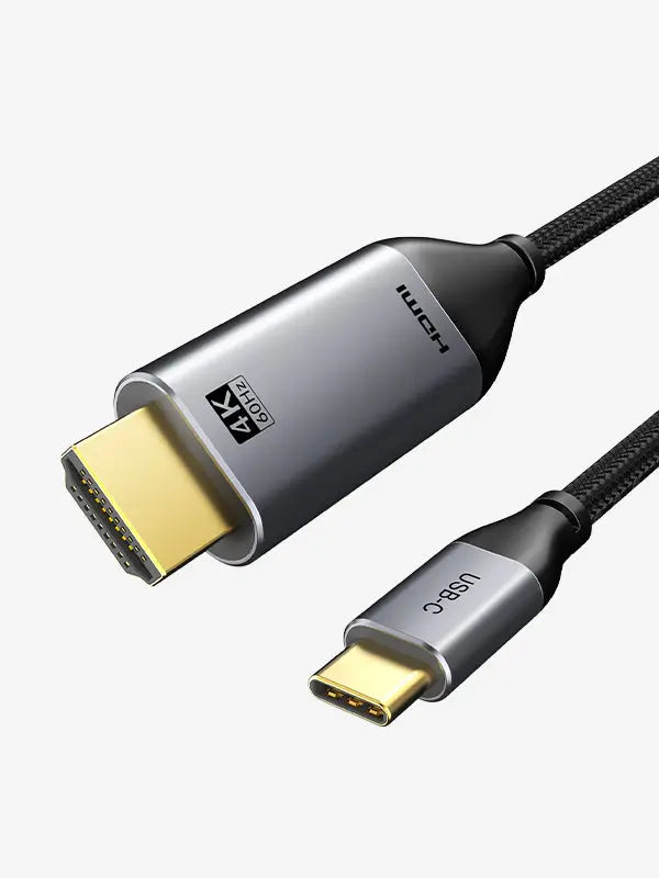 4K 60Hz USB C to HDMI Cable - High Speed 6ft Thunderbolt 3 to HDMI Adapter for MacBook Pro, iPad Pro, Samsung Galaxy - Perfect for Home Theater, Gaming & Office Presentations