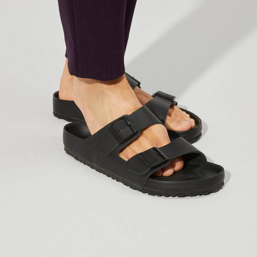 Birkenstock Arizona Men's Leather Sandals - Black | Comfortable & Durable Footwear for Casual Wear, Walking & Outdoor Activities