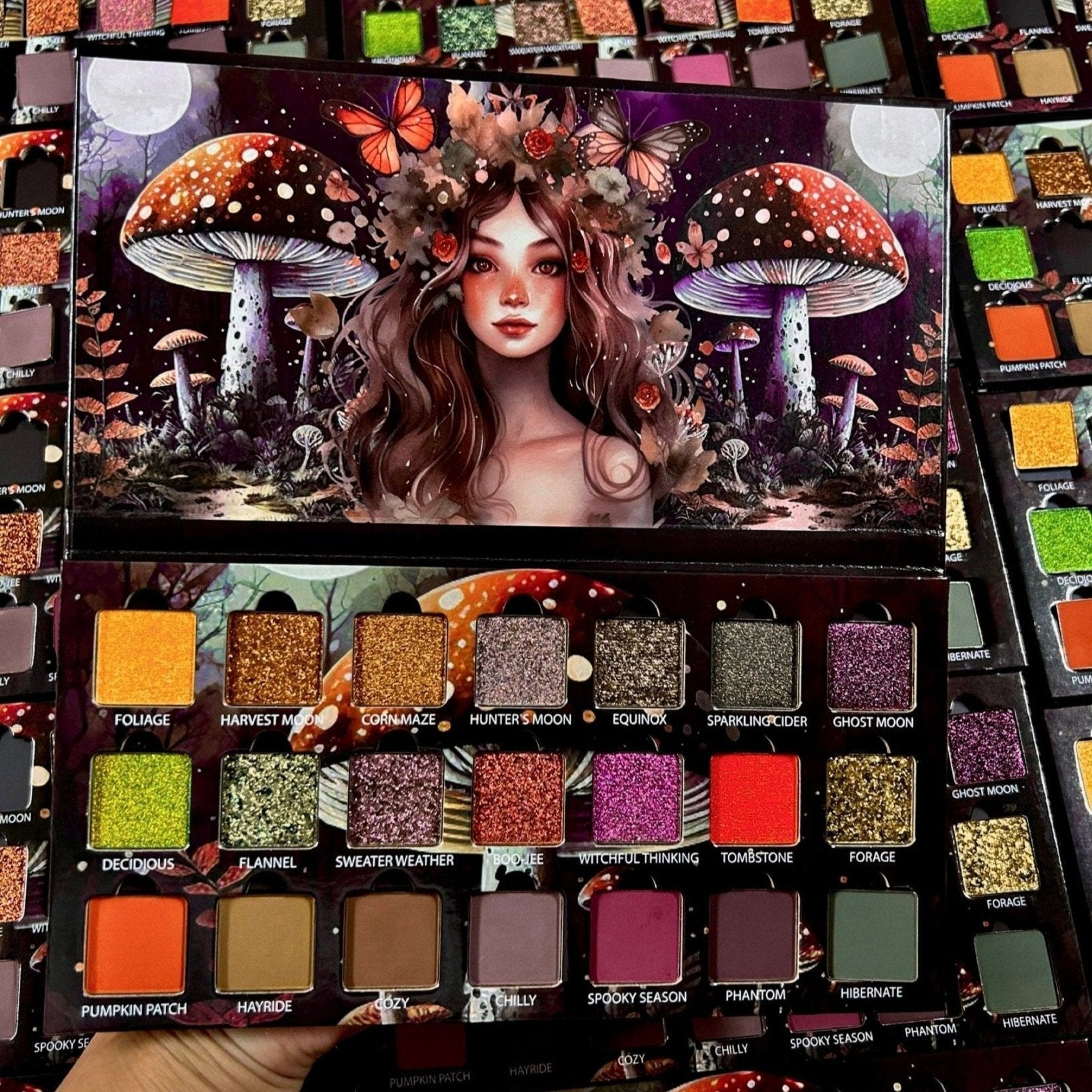 Harvest Moon Eyeshadow Palette - 12 Pigmented Matte & Shimmer Shades for Day & Night Makeup Looks | Vegan & Cruelty-Free