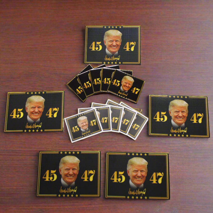 Donald Trump 45th & 47th President Commemorative Souvenir Bundle - Perfect for Political Collectors, Patriotic Gifts & Election Memorabilia