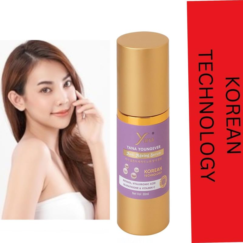 YANA YOUNGEVER Anti-Aging Serum Spray Cream with Korean Technology & Retinol - Hyaluronic Acid Face Serum for Women | Reduce Wrinkles & Fine Lines | Perfect for Daily Skincare Routine & Nighttime Anti-Aging Treatment