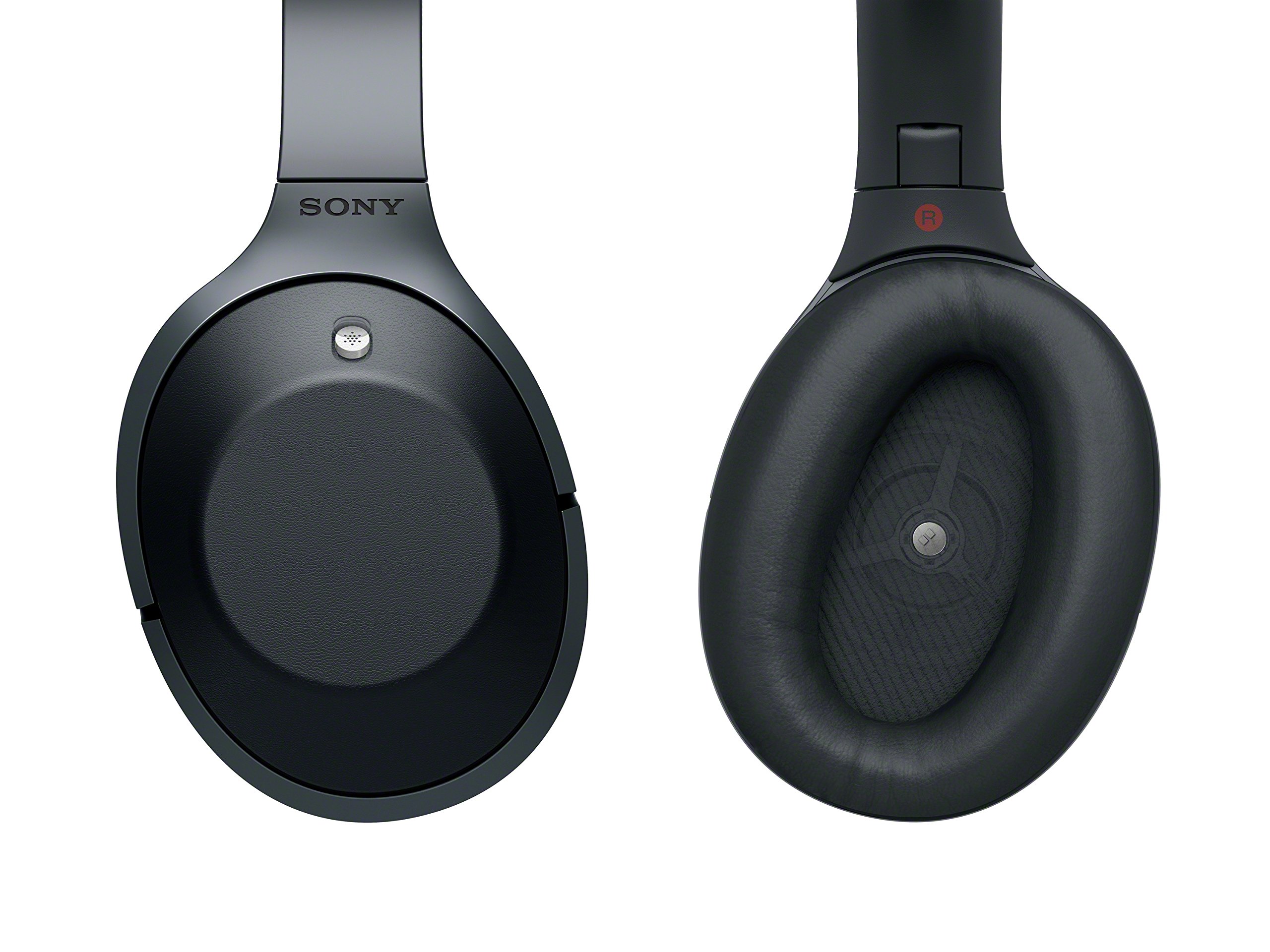 Sony MDR-1000X/B Black Hi-Res Bluetooth Wireless Noise Cancelling Headphones (Renewed) - Premium Sound for Travel, Work & Home Entertainment