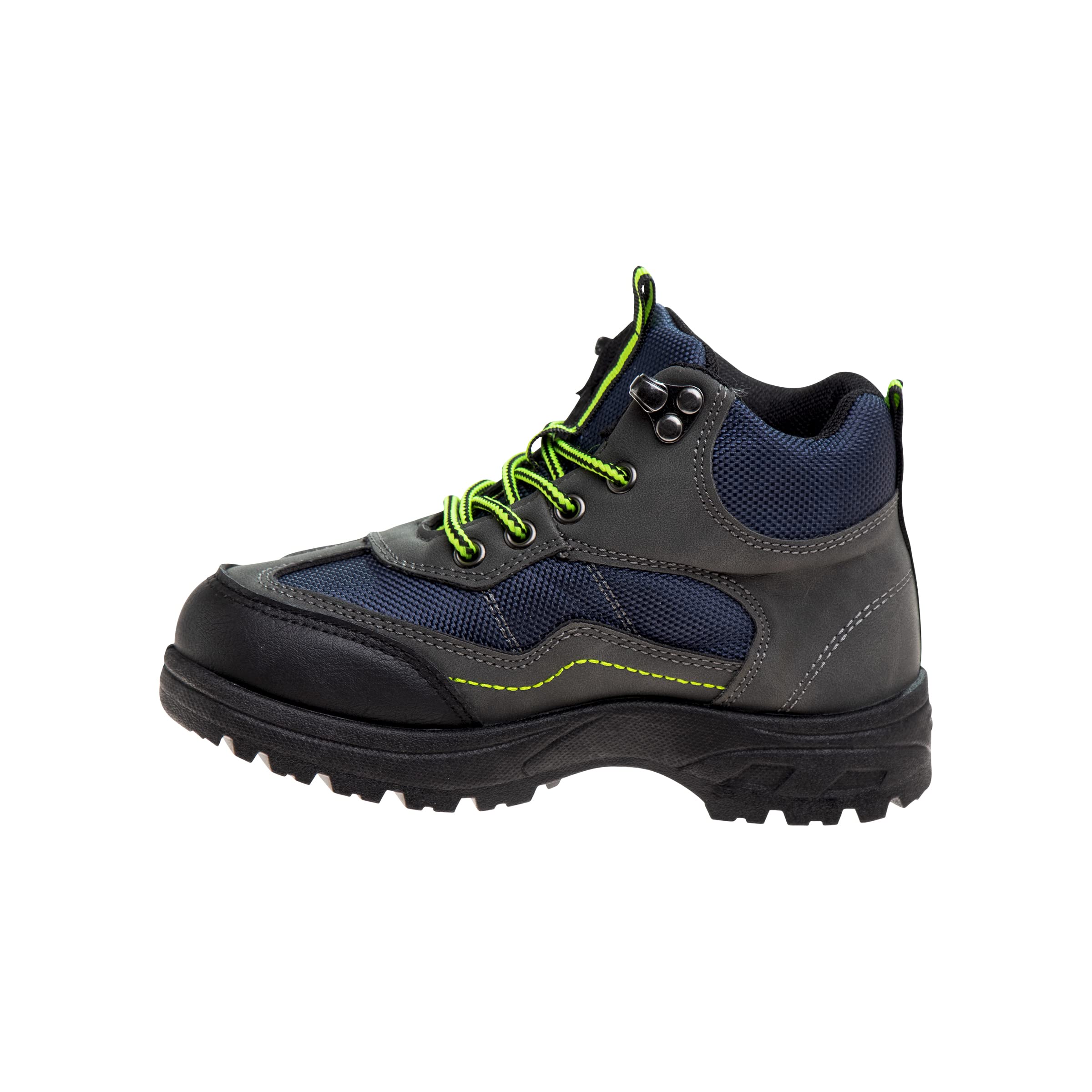 **Waterproof Kids Hiking Boots for Outdoor Adventures - Comfortable Lace-Up Construction Work Boots for Boys & Girls - Perfect for Hiking, Camping, and Playground Activities**