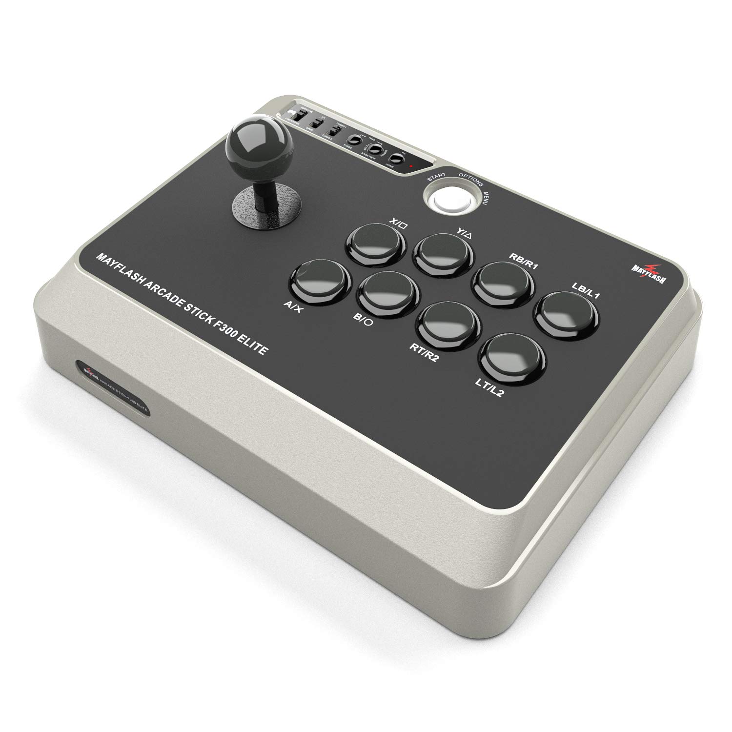 MAYFLASH F300 Elite Arcade Fight Stick with Sanwa Buttons & Joystick - Compatible with Xbox Series X/S, Xbox One, PS4, PS3, PC (Windows/macOS), Steam Deck, Android, NEOGEO Mini, SEGA Genesis - Perfect for Fighting Games, Retro Gaming & Esports Tournaments