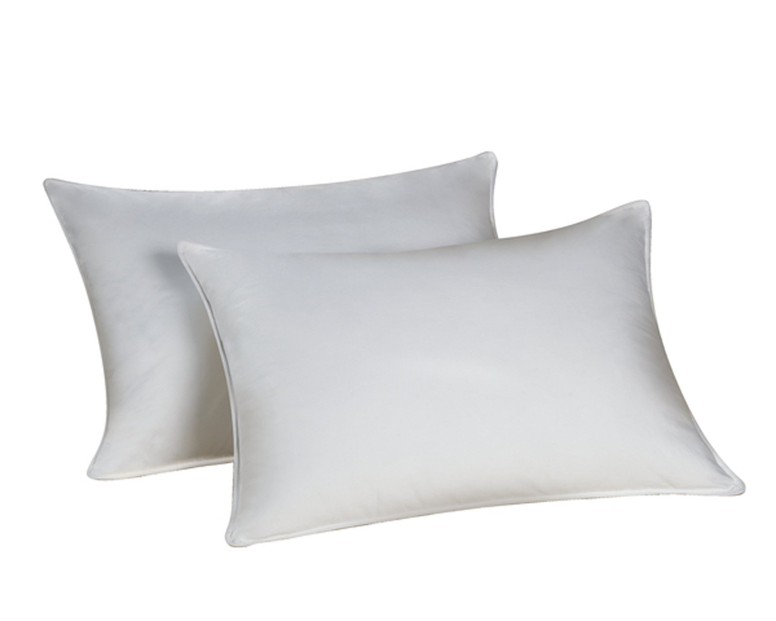 Down Dreams Jumbo Pillow Set of 2 - Natural Hypoallergenic Bed Pillows for Side, Back & Stomach Sleepers | Perfect for Bedroom, Guest Room & Dorm Comfort