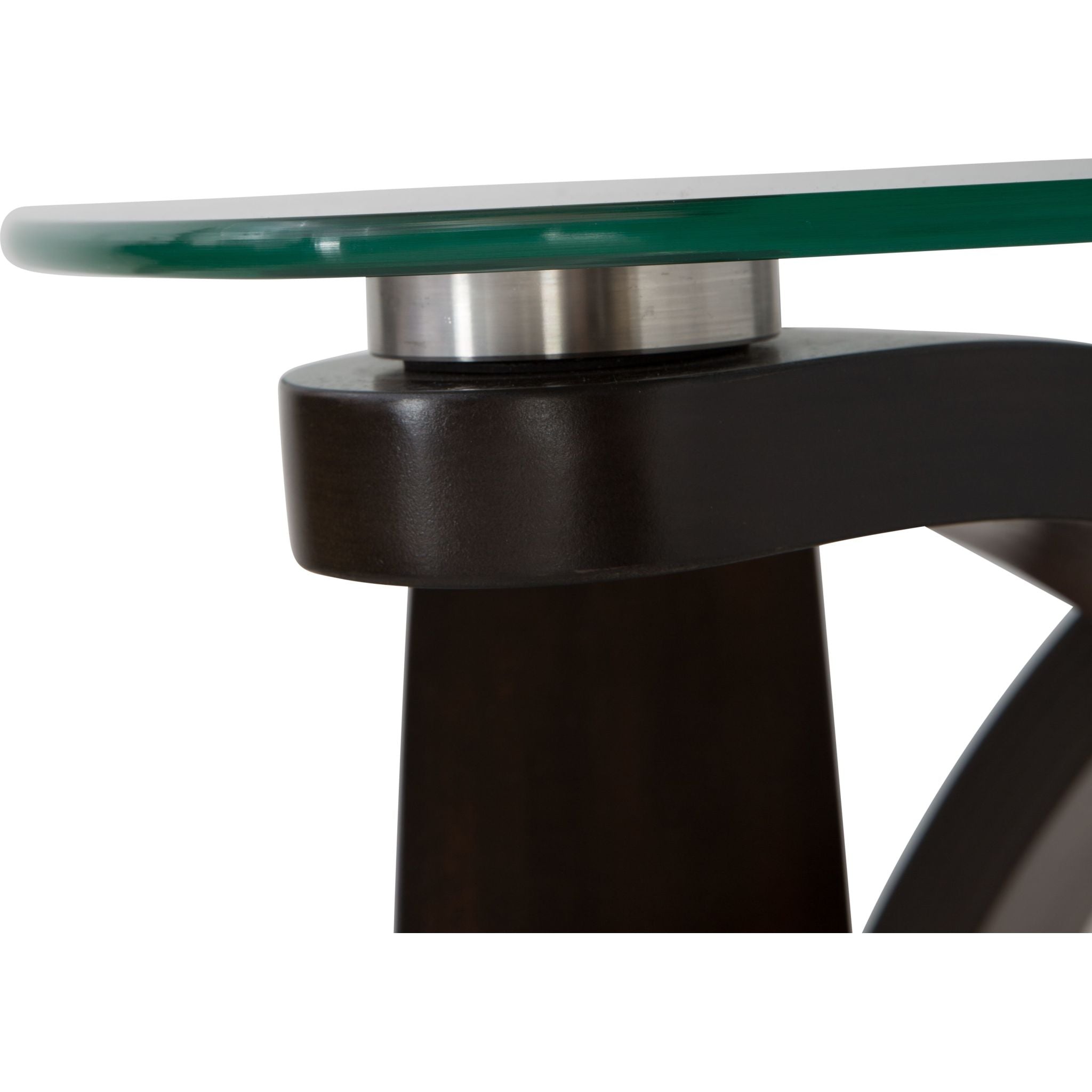 Allure End Table - Modern Side Table in Hazelnut Finish for Living Room, Bedroom & Office - Perfect for Coffee, Books & Decor
