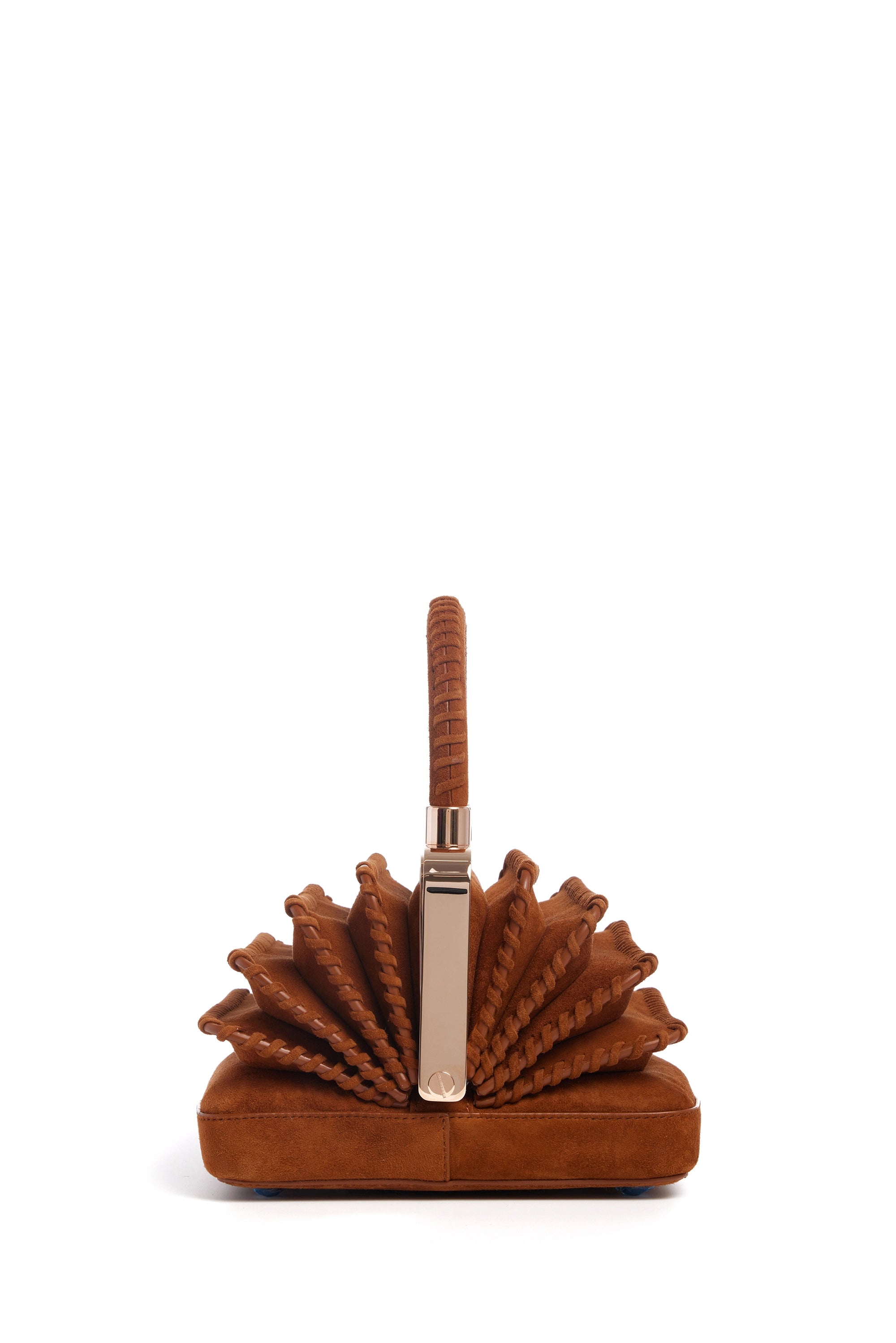 Whipstitch Diana Bag in Cognac Suede - Premium Leather Crossbody Purse for Women | Perfect for Work, Travel & Everyday Use