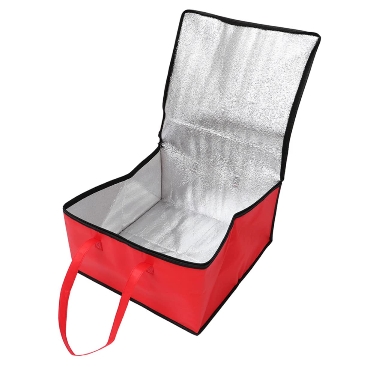 **Hemoton Insulated Food Delivery Bag - 9 Inch Hot & Cold Meal Tote for Pizza, Groceries, Takeout - Red | Perfect for Food Delivery, Picnics & Outdoor Dining**