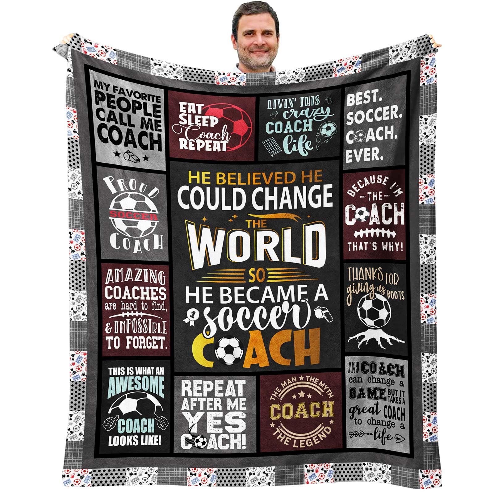 Premium Soccer Coach Gift Set - Personalized Thank You Gift for Men & Women - 60