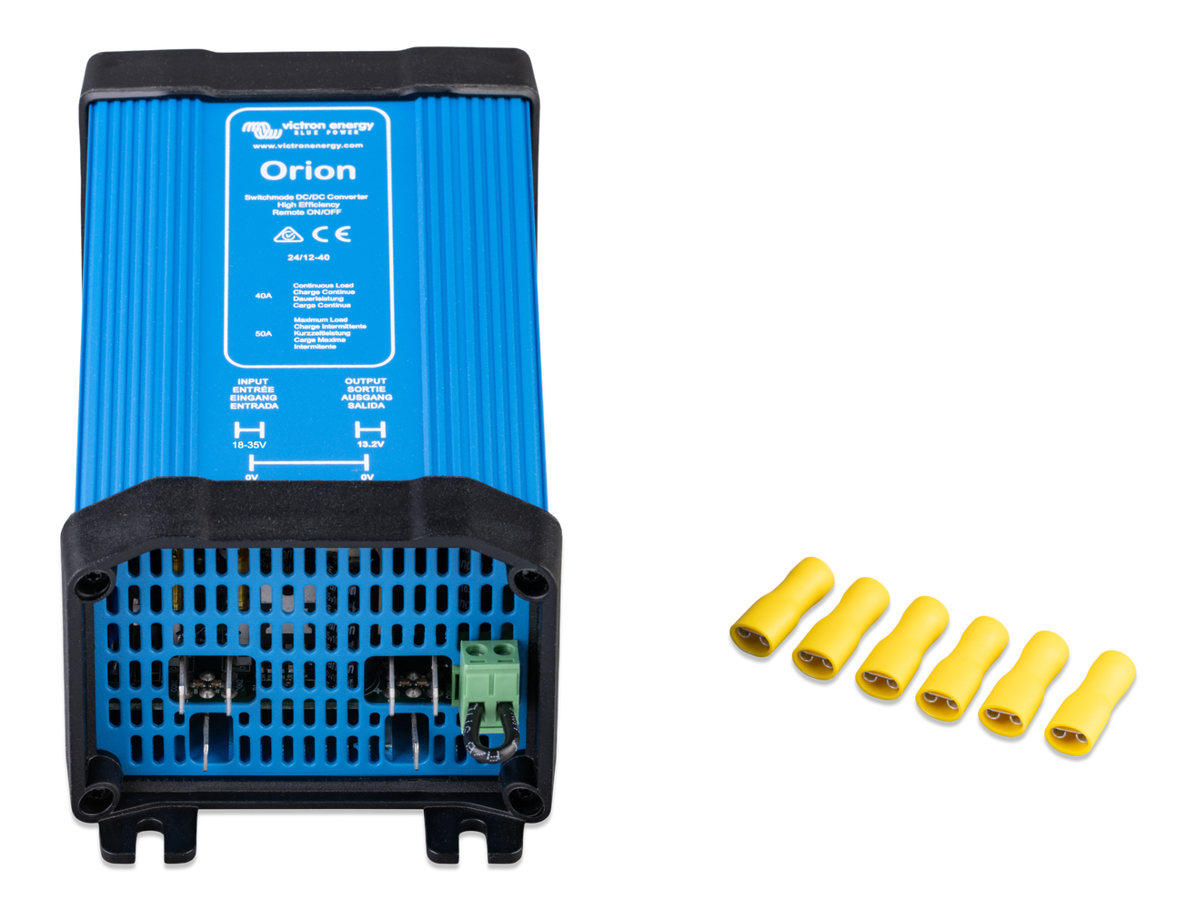 Victron Orion High Power Non-Isolated DC-DC Converter - 12V/24V to 12V/24V Voltage Regulator for RVs, Boats & Solar Power Systems
