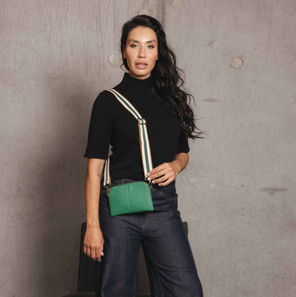 Harper Green Mini Crossbody Bag for Women - Stylish Small Shoulder Purse with Adjustable Strap, Perfect for Daily Use, Travel, and Shopping
