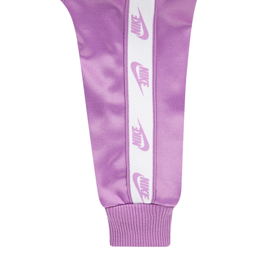 Nike Kids' Logo Taping Fuchsia Full Zip Tracksuit Set - Stylish & Comfortable Outfit for School, Sports & Playtime