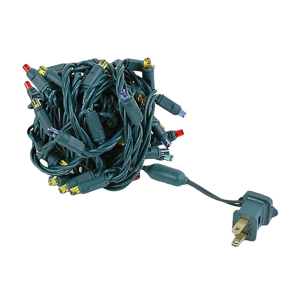 LED Christmas Twinkle Lights - 50 Mini Lights, 25ft Green Wire for Holiday Decor