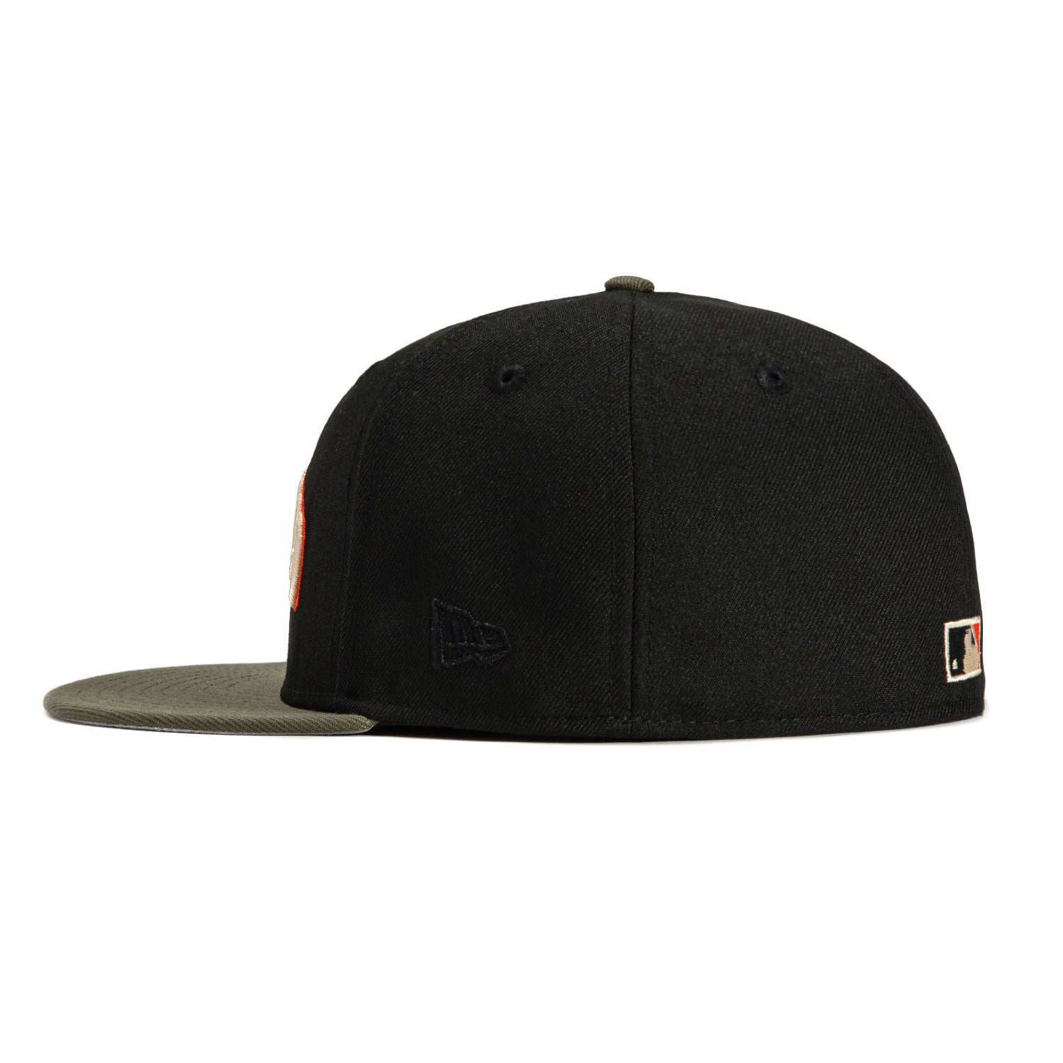 New Era 59Fifty San Francisco Giants 1989 World Series Patch Snapback Hat - Black, Olive, Orange - Perfect for Baseball Games, Sports Events & Streetwear Fashion