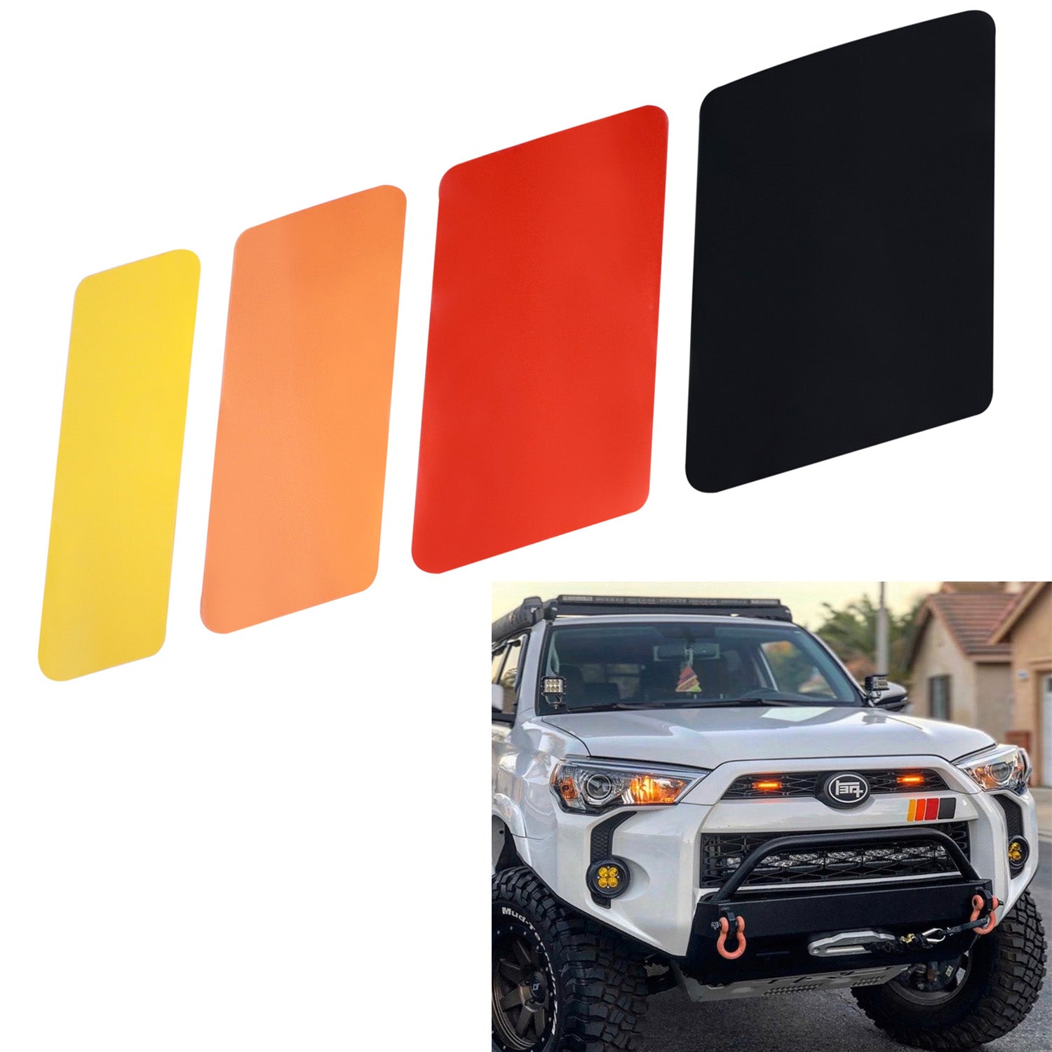 13 Inch Neo Retro Style Four Wave Stripe Decor Decal Sticker for Toyota Lexus Cars - Perfect for Customizing Sedans, SUVs, and Trucks