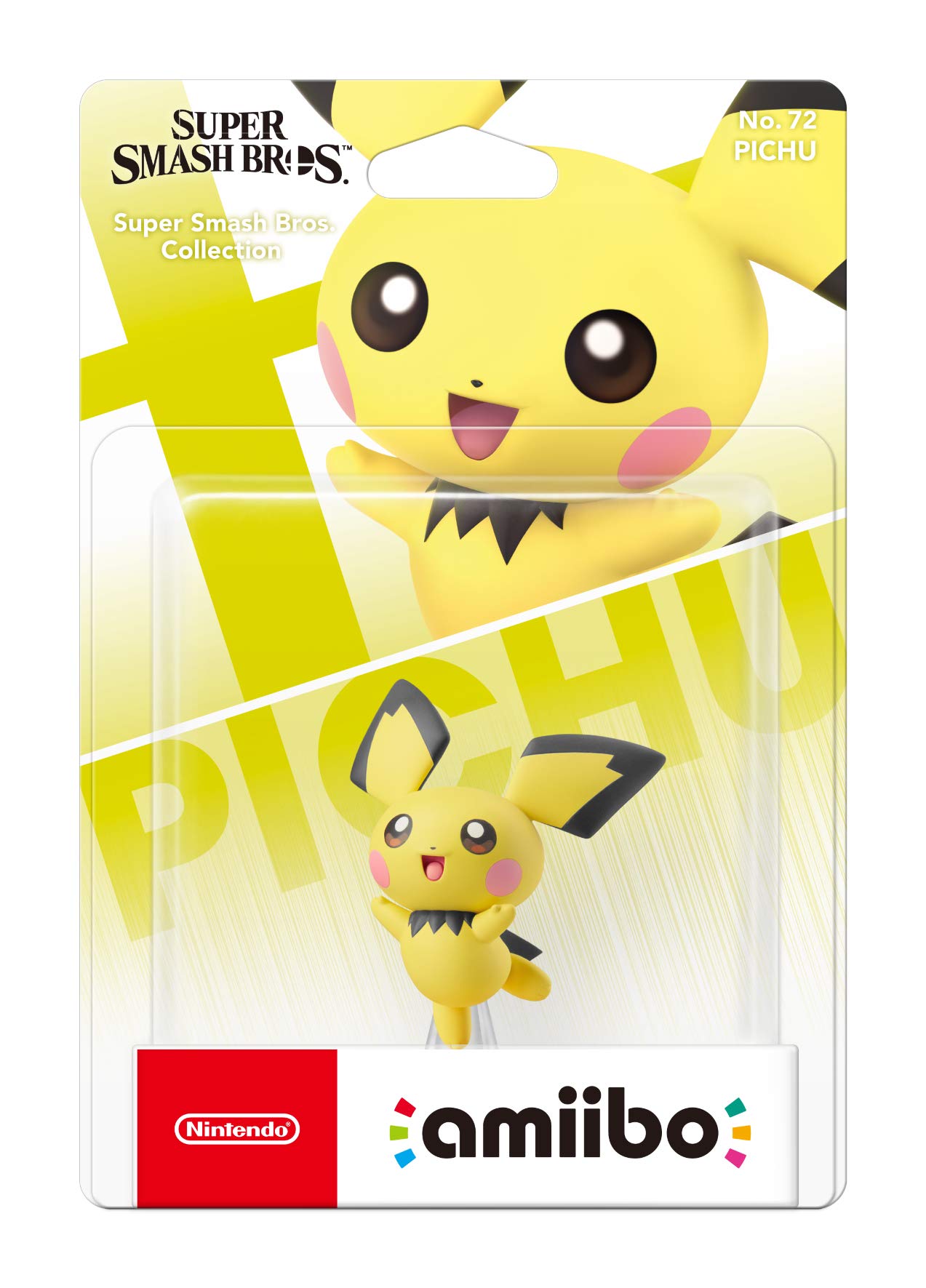 Nintendo Switch Amiibo Pichu Figure - Collectible Gaming Accessory for Super Smash Bros & Pokemon Games