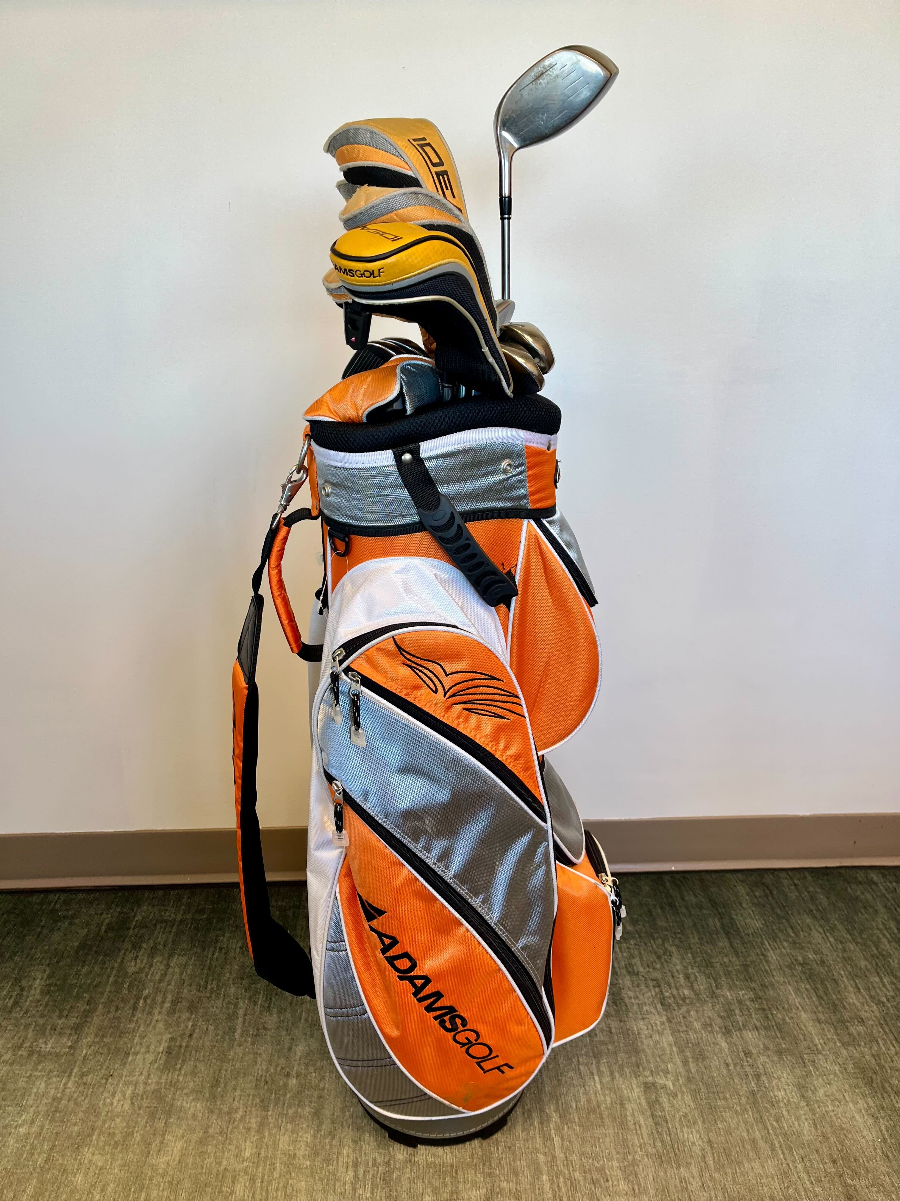 Adams Idea a3OS Complete Golf Club Set for Women - Right Handed with 1W, 3W, 5W, 4H, 6H, 7i, SW & Putter - Ladies Flex Graphite Shafts - Perfect for Beginners & Intermediate Female Golfers on Course or Driving Range