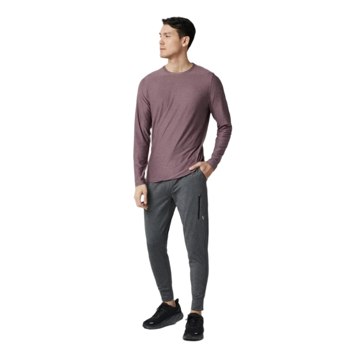 Men's Long Sleeve Strato Tech T-Shirt - Moisture Wicking Athletic Shirt for Running, Gym & Outdoor Activities | Lightweight Performance Top for Men