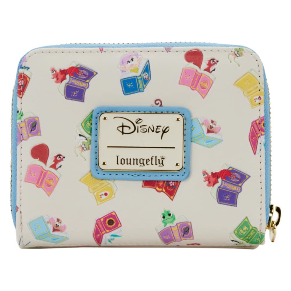 Disney Princess Books Classic Zip Around Wallet by Loungefly - Stylish & Functional Wallet for Disney Fans, Perfect for Theme Parks, Shopping & Everyday Use
