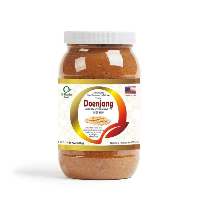 Premium Korean Doenjang (Soybean Paste) - Gluten-Free, Non-GMO, Unpasteurized & Artisanal - Aged Over 3 Years - 17.9 oz - Perfect for Soups, Stews, Marinades & Traditional Korean Dishes
