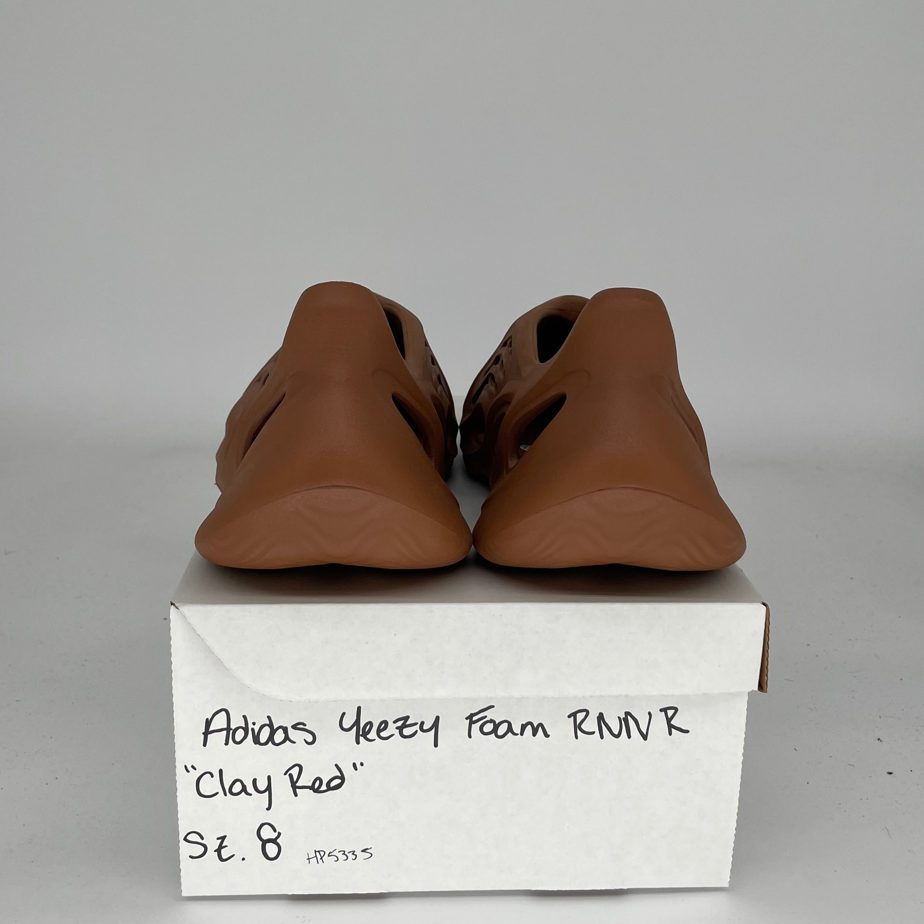 Adidas Yeezy Foam Runner Clay Red - Men's Size 8 | HP5335 | Comfortable Slip-On Shoes for Running, Gym & Casual Wear