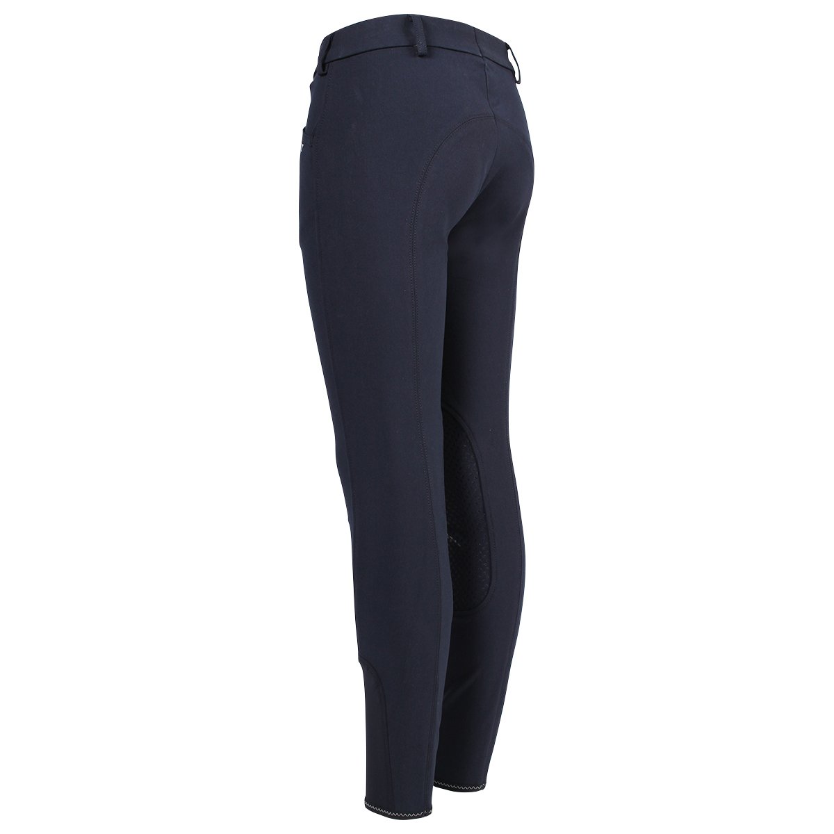 Kids' Riding Breeches with Knee Patches - Brooklyn Grip Equestrian Pants for Horseback Riding & Stable Activities