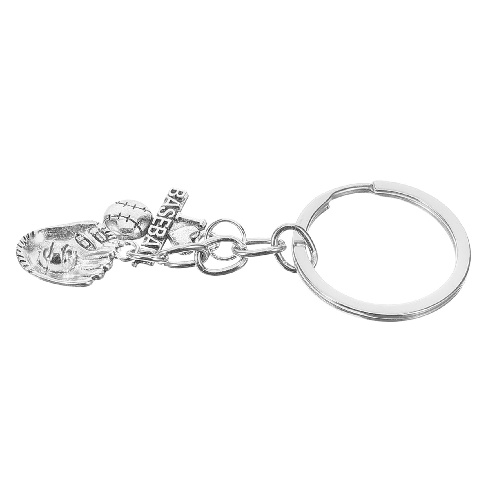 MILISTEN Softball Keychain - Exquisite Baseball Bag Pendant, Sports Key Ring for Athletes & Fans - Perfect for Baseball Games, Team Gifts & Sports Enthusiasts