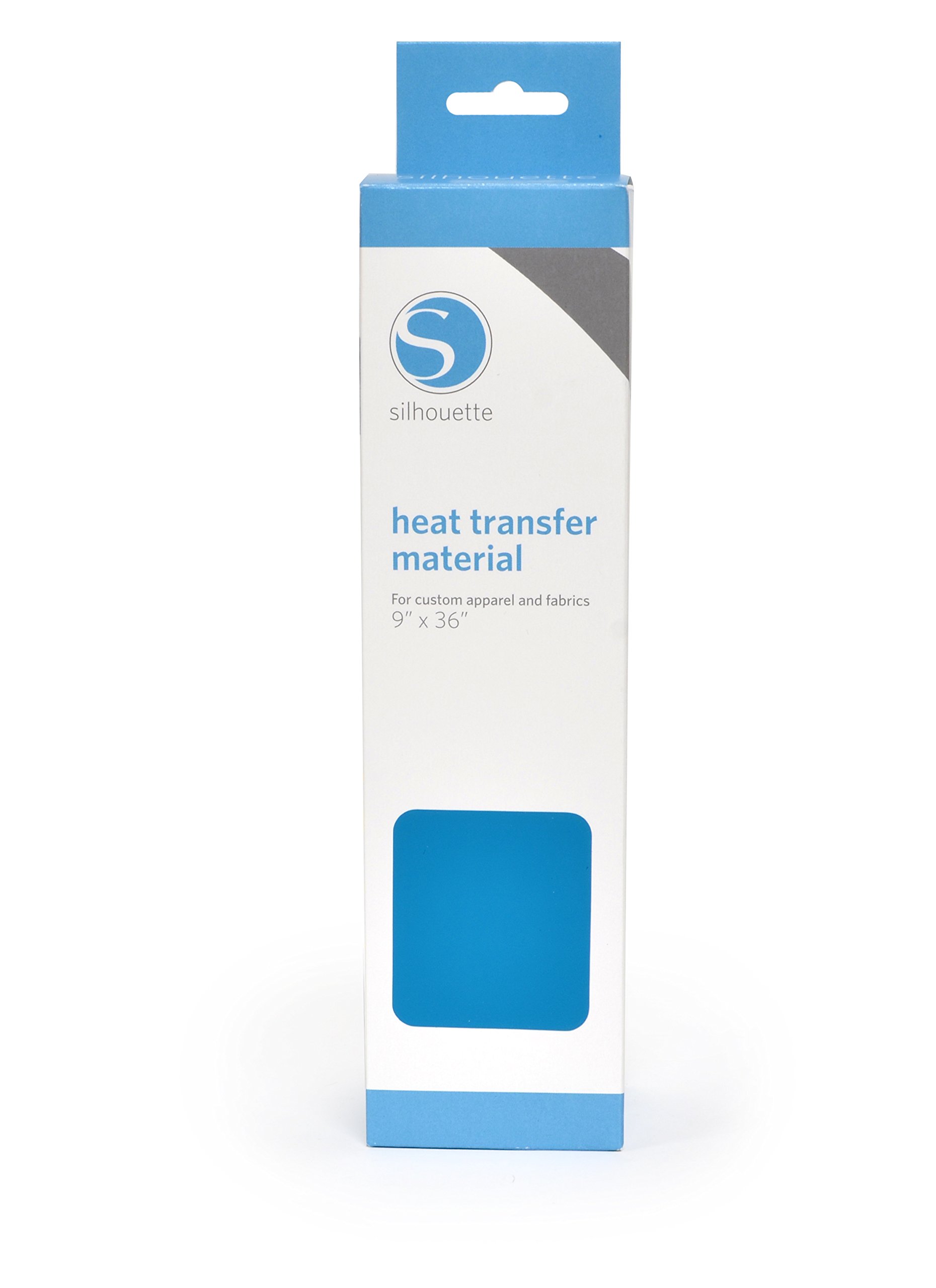 Silhouette America 9x36 Inch Smooth Heat Transfer Vinyl Roll - Premium Blue HTV for DIY T-Shirts, Bags & Crafts - Perfect for Cricut & Silhouette Cutting Machines