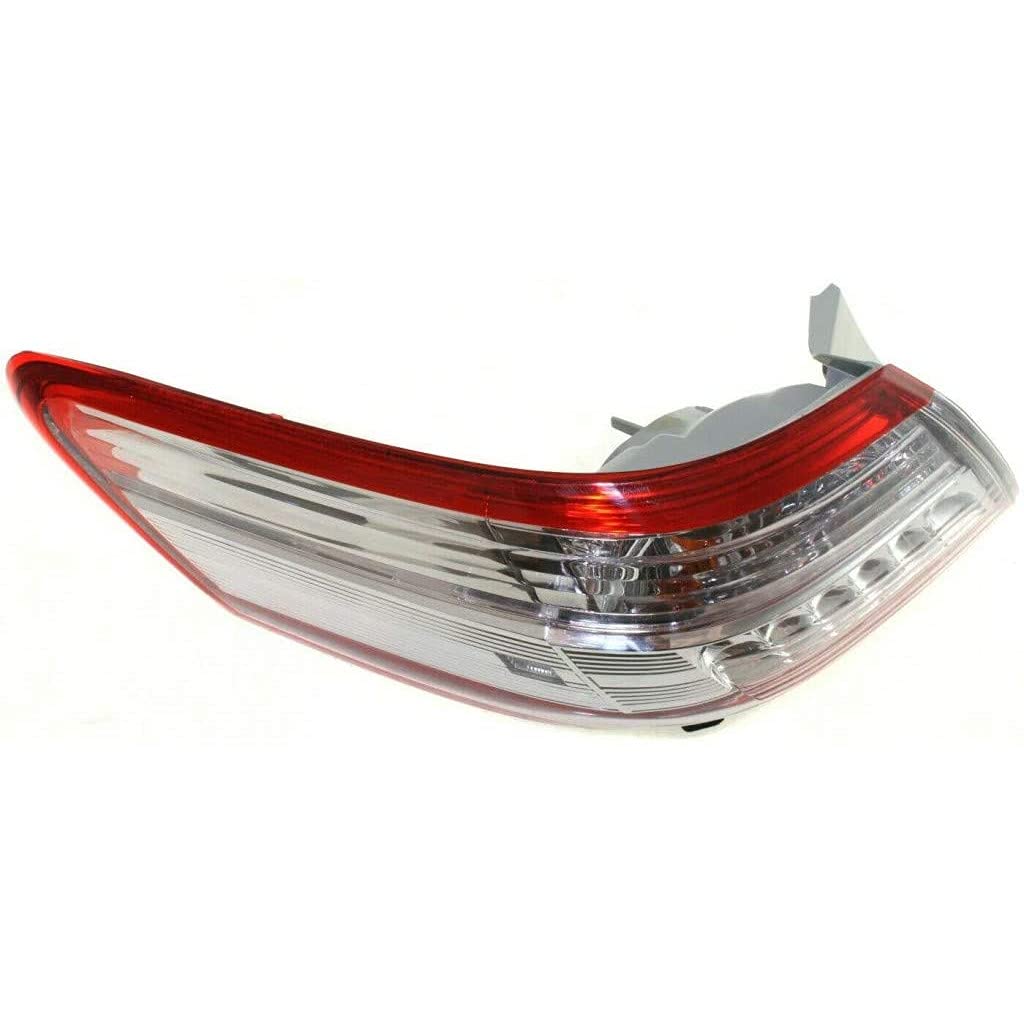2010-2011 Toyota Camry Rear Tail Lights Pair - Left & Right Side Compatible with Hybrid Models (TO2800184 TO2801184 | 81560-06350 81550-06350) - Perfect for Replacement & Nighttime Safety Enhancement