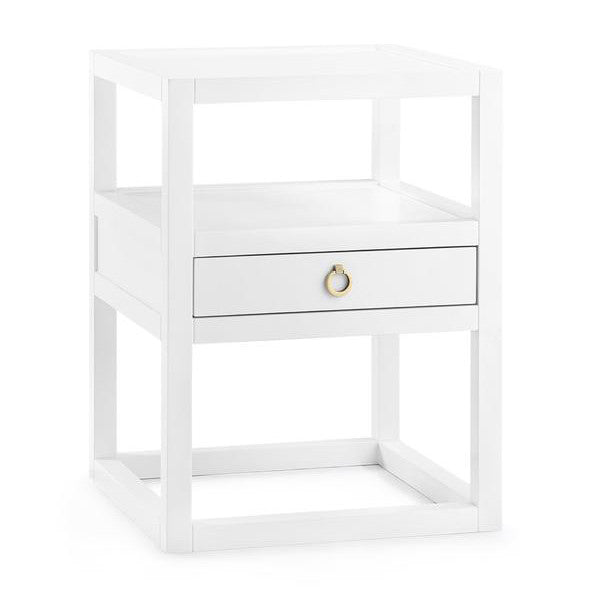 Modern Balboa Side Table - Small End Table with Storage Shelf for Living Room, Bedroom, or Office - Perfect for Holding Drinks, Books, and Decor