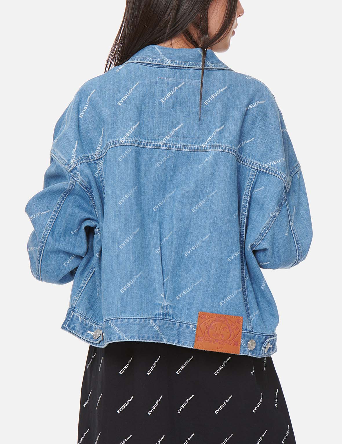 Custom Embroidered Sake Bottle Denim Jacket - Personalized Monogram Print for Men & Women | Perfect for Casual Outfits, Streetwear & Japanese-Themed Parties