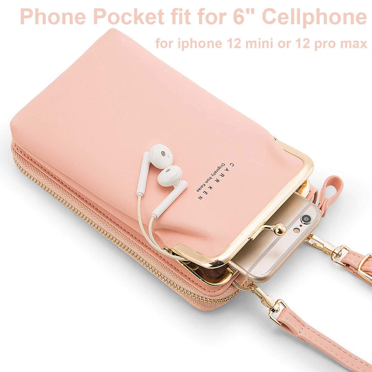 Women's Leather Crossbody Bag with Card Holder - Small Shoulder Purse for Phone & Wallet (Z1-Brown) | Perfect for Travel, Shopping & Everyday Use