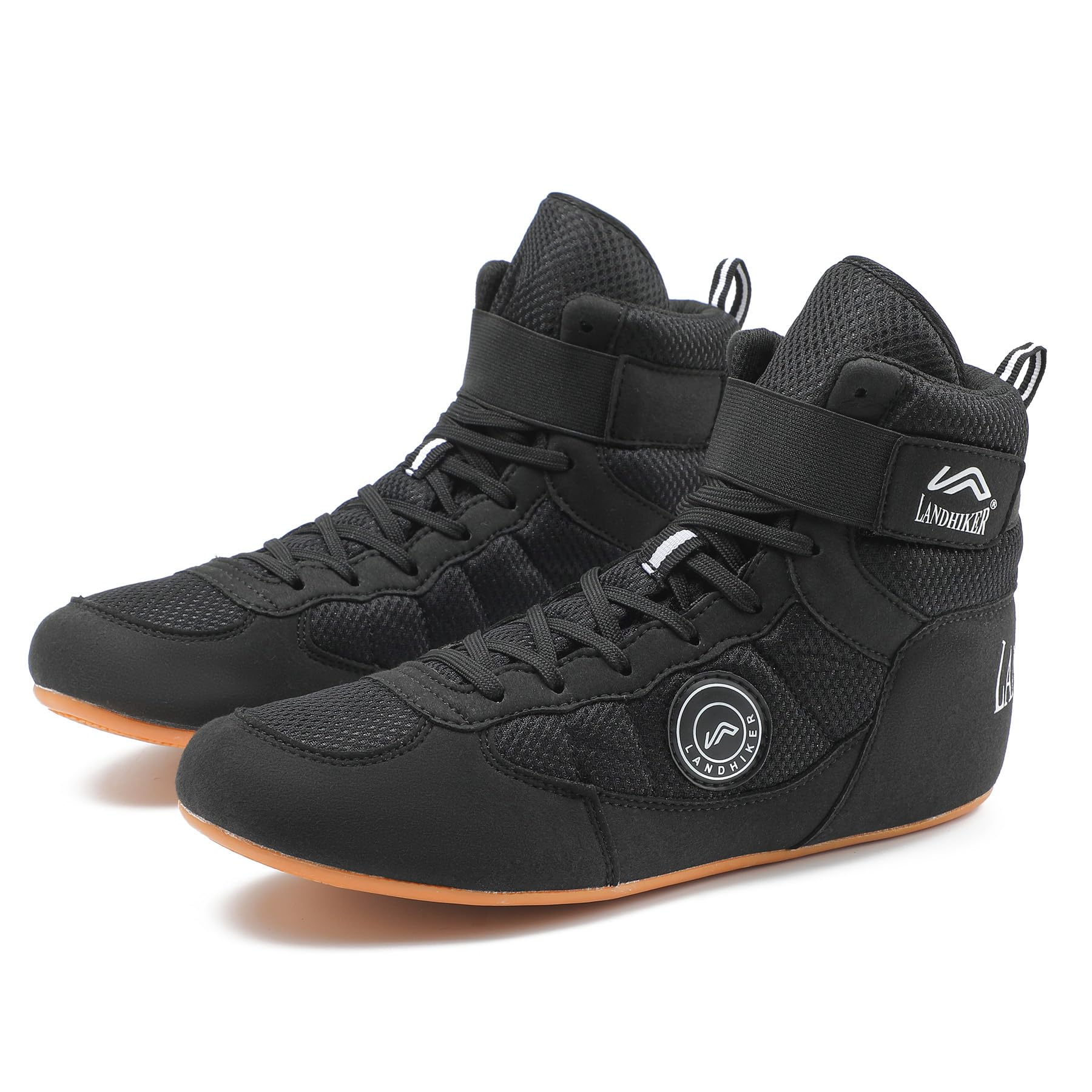 Best Men's Wrestling Shoes for Boxing & MMA - Lightweight Black Training Shoes for Combat Sports & Gym Workouts
