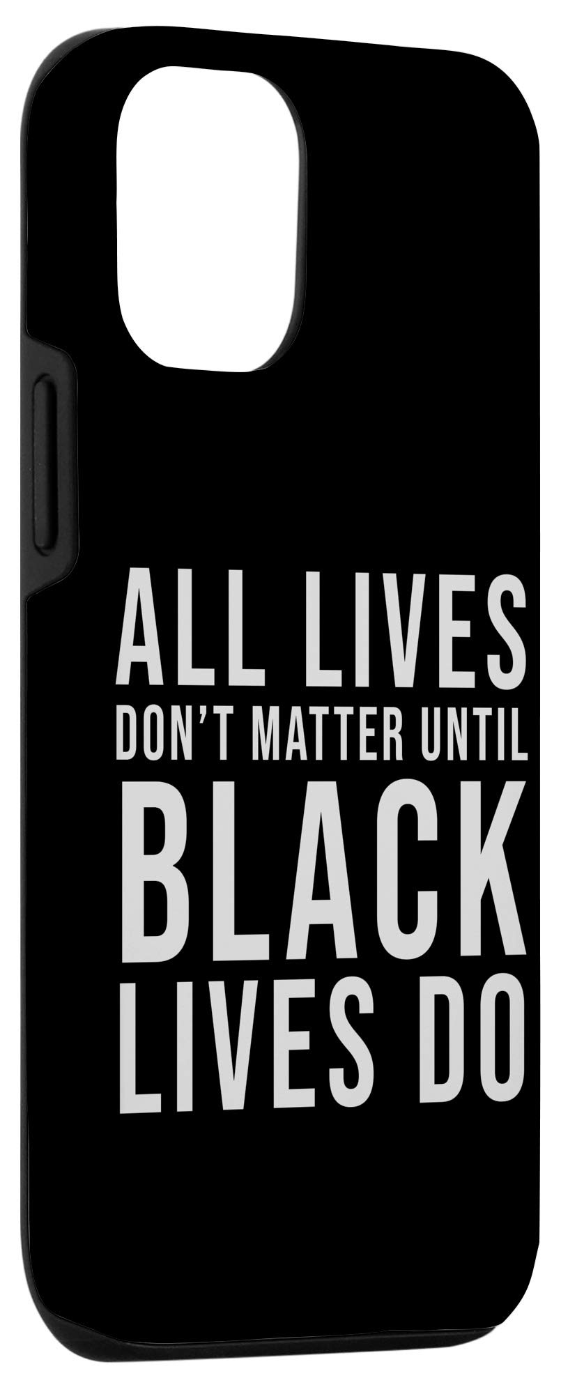 iPhone 12/12 Pro BLM Protest Case - Black Lives Matter Protective Phone Cover for iPhone 12 & 12 Pro - Durable Slim Design for Daily Use & Social Justice Events