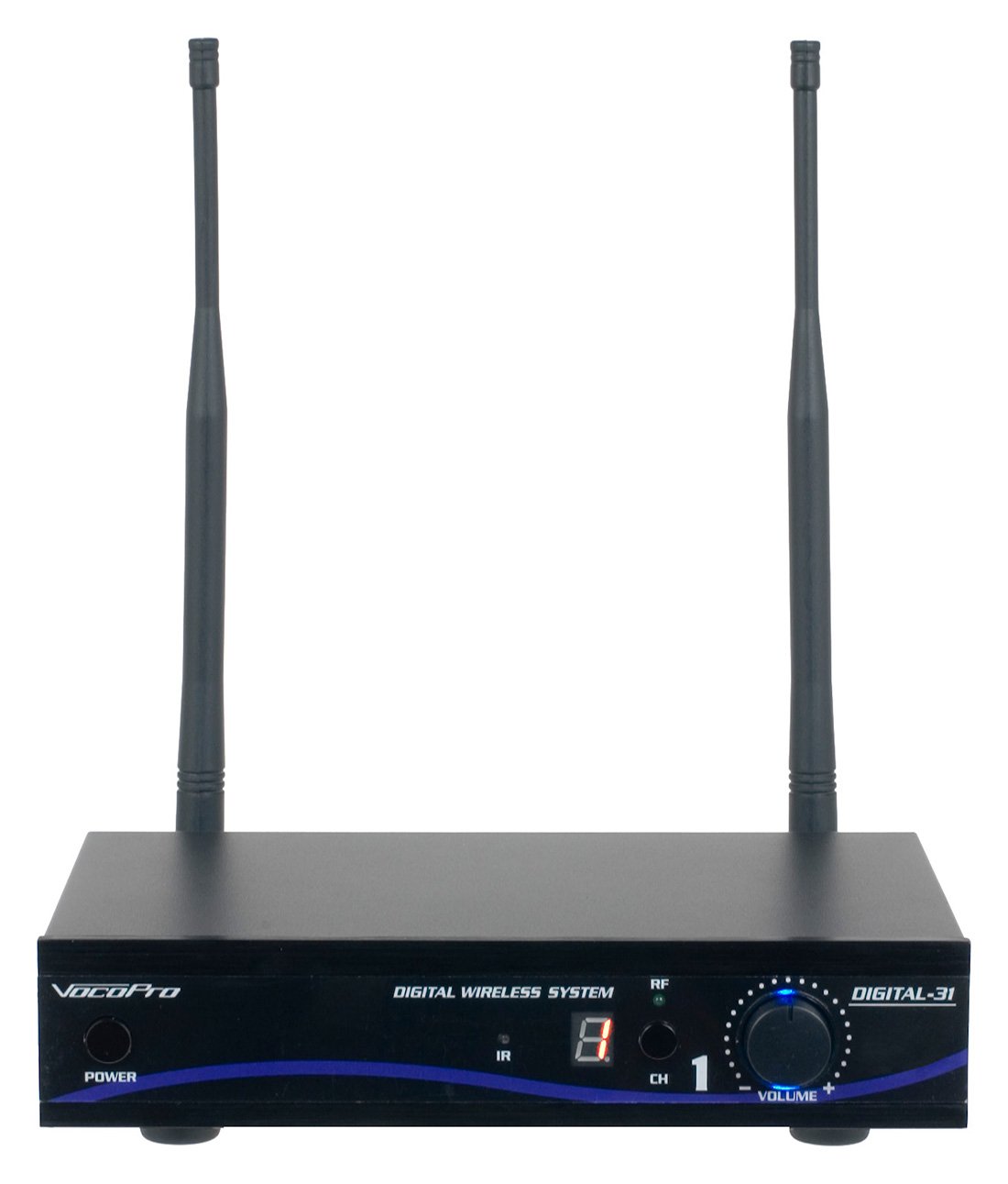 VocoPro Single Channel Digital Wireless Handheld Microphone - Professional Karaoke & Live Performance Mic for Singers, Parties, and Events